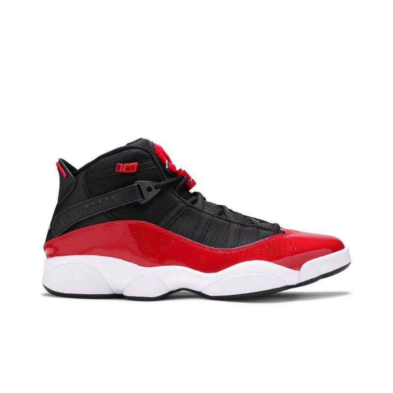 Ανδρικά Παπούτσια Air Jordan 6 Rings Μαύρα Κόκκινα Λευκά