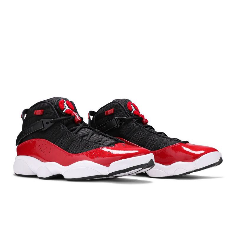 Ανδρικά Παπούτσια Air Jordan 6 Rings Μαύρα Κόκκινα Λευκά