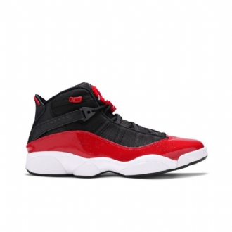 Ανδρικά Παπούτσια Air Jordan 6 Rings Μαύρα Κόκκινα Λευκά