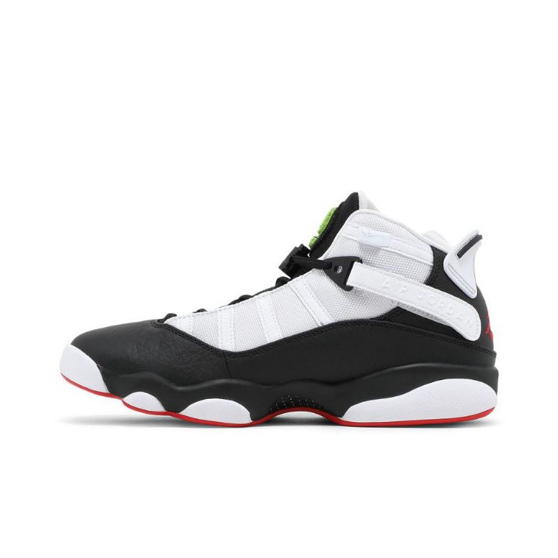 Ανδρικά Παπούτσια Air Jordan 6 Rings Μαύρα Λευκά Κόκκινα Πράσινα
