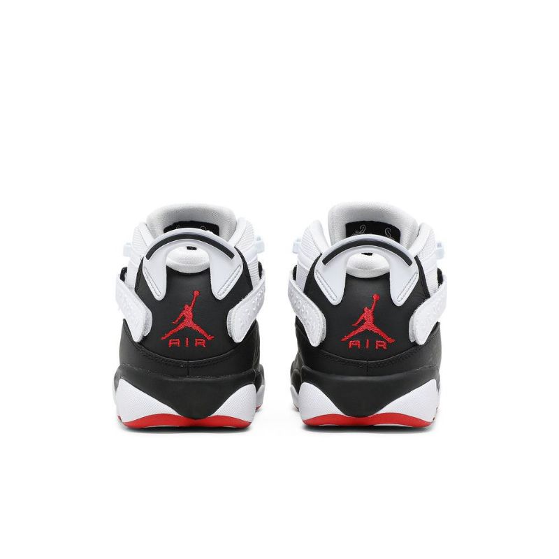 Ανδρικά Παπούτσια Air Jordan 6 Rings Μαύρα Λευκά Κόκκινα Πράσινα