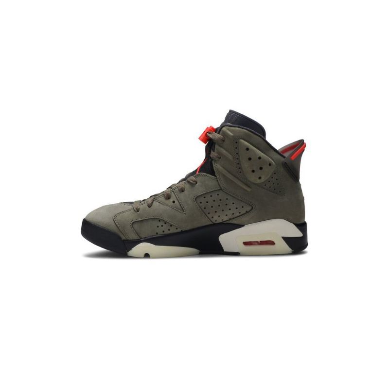 Ανδρικά Παπούτσια Air Jordan 6 Travis Scott Retro Olive Πράσινος Μαύρος Κόκκινος