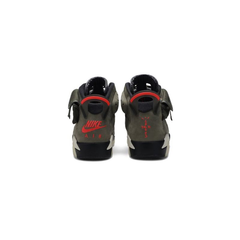 Ανδρικά Παπούτσια Air Jordan 6 Travis Scott Retro Olive Πράσινος Μαύρος Κόκκινος