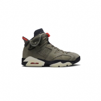 Ανδρικά Παπούτσια Air Jordan 6 Travis Scott Retro Olive Πράσινος Μαύρος Κόκκινος