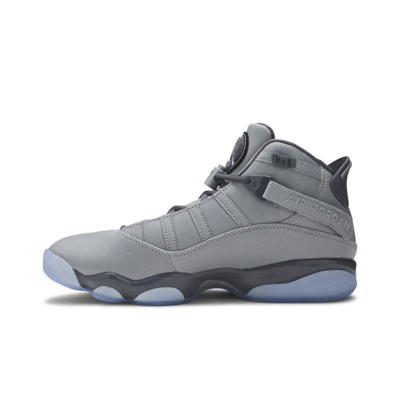 Ανδρικά Παπούτσια Air Jordan Με 6 Δαχτυλίδια Ασημί Λευκό Γκρι