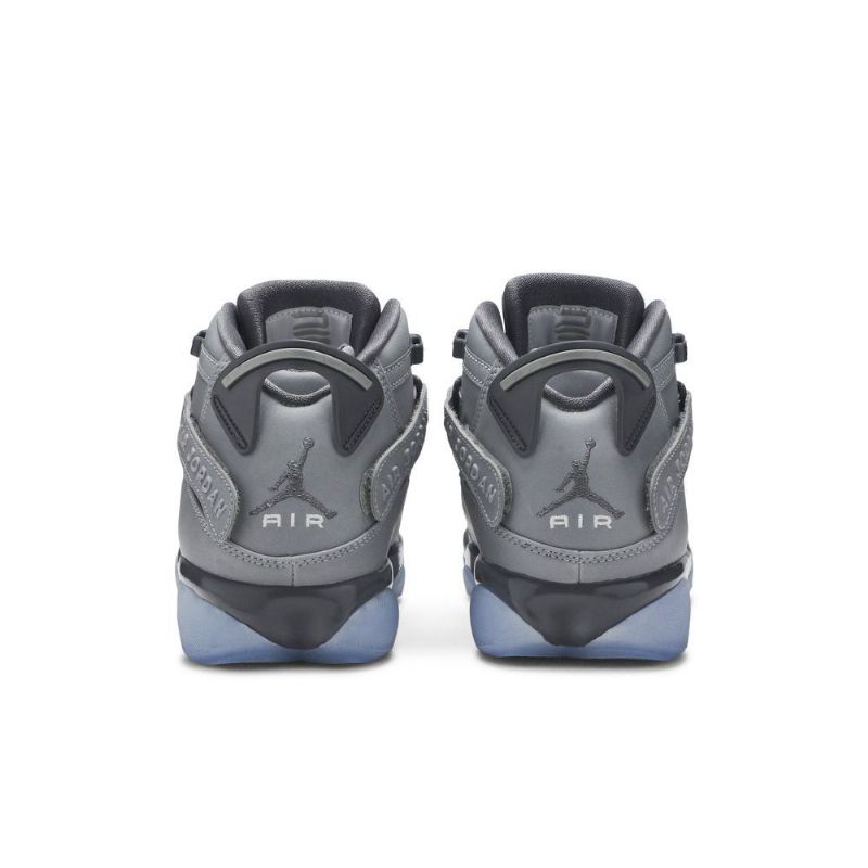 Ανδρικά Παπούτσια Air Jordan Με 6 Δαχτυλίδια Ασημί Λευκό Γκρι