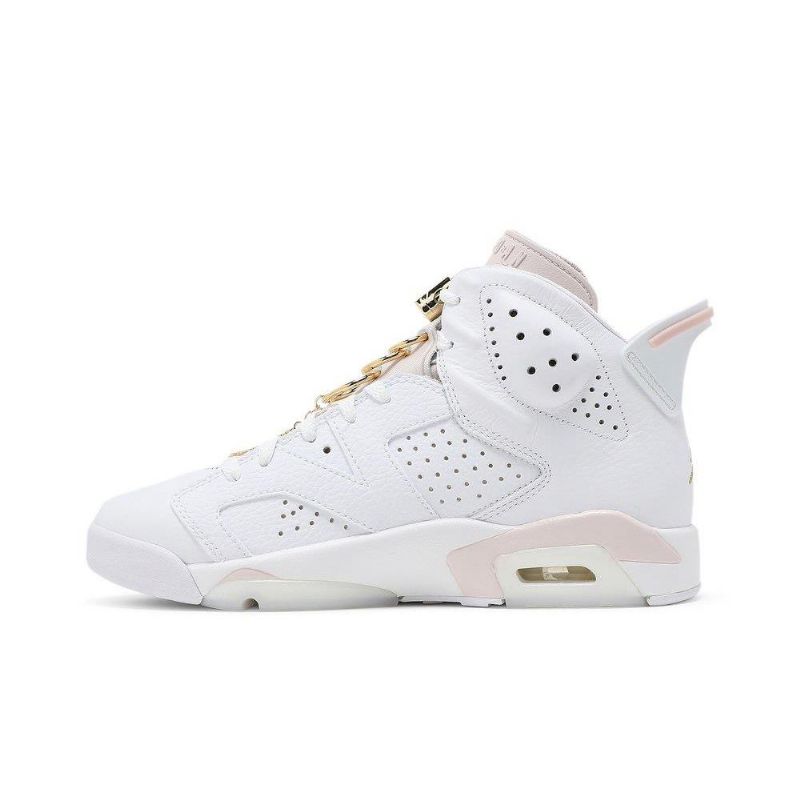 Γυναικεία Παπούτσια Air Jordan 6 Retro Άσπρο Χρυσός