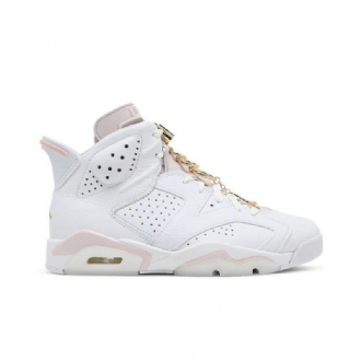 Γυναικεία Παπούτσια Air Jordan 6 Retro Άσπρο Χρυσός