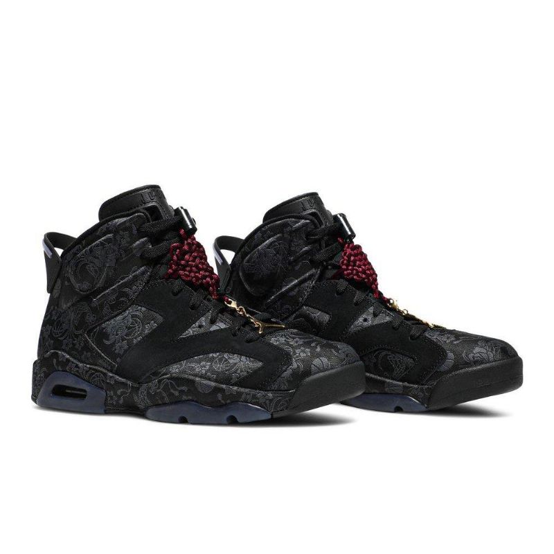 Γυναικεία Παπούτσια Air Jordan 6 Retro Μαύρος Bordeaux Γκρί