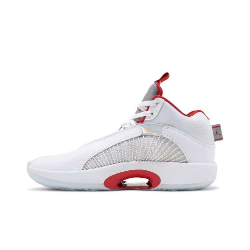 Ανδρικά Παπούτσια Air Jordan 35 Άσπρο Ασήμι Κόκκινος