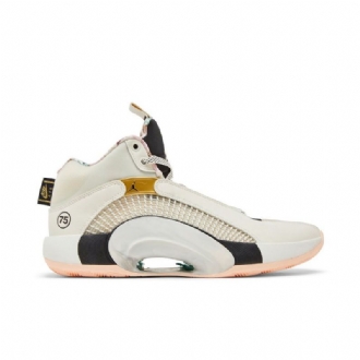 Ανδρικά Παπούτσια Air Jordan 35 Άσπρο Μαύρος Χρυσός