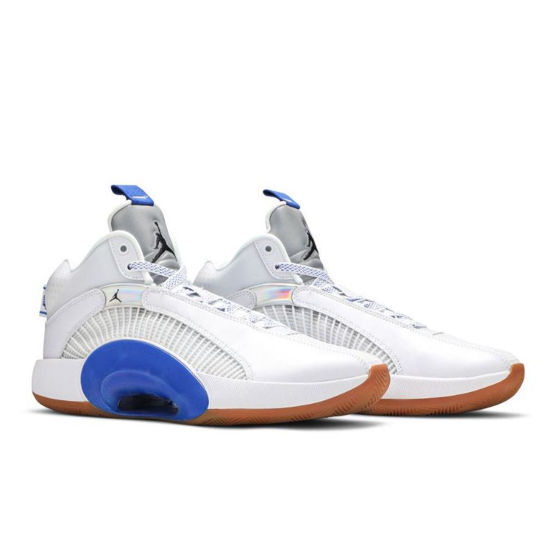 Ανδρικά Παπούτσια Air Jordan 35 Άσπρο Μπλε Ασήμι