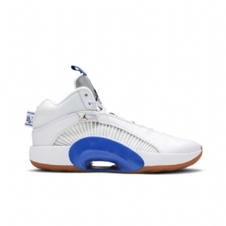 Ανδρικά Παπούτσια Air Jordan 35 Άσπρο Μπλε Ασήμι