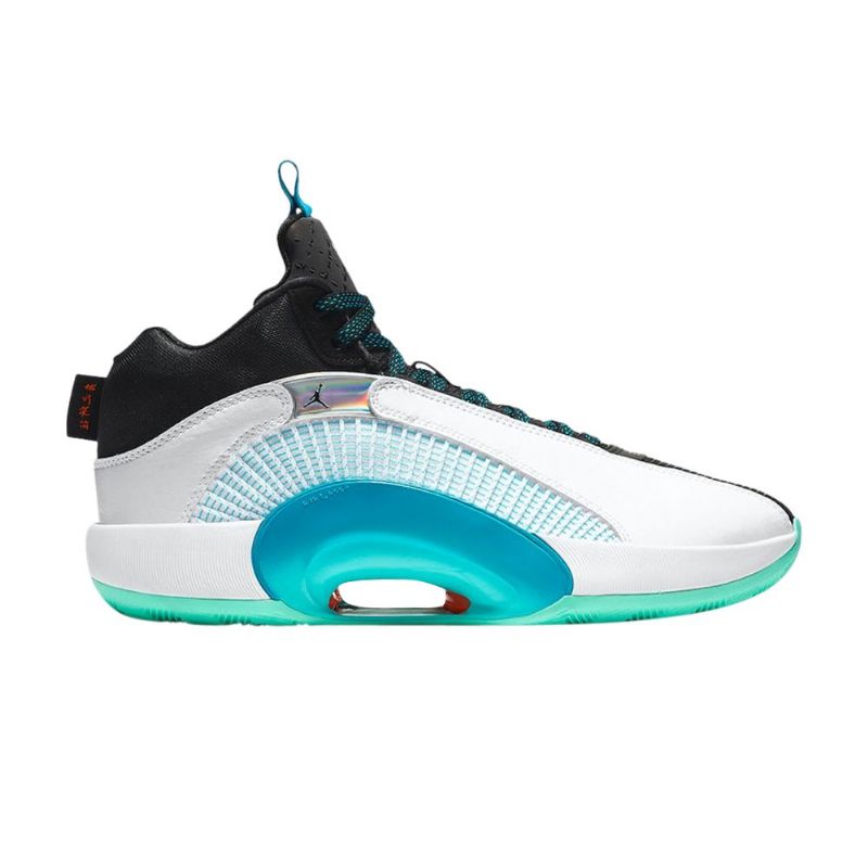 Ανδρικά Παπούτσια Air Jordan 35 Guo Ailun Gc Pf Λευκά Μαύρα Μπλε Ασημί