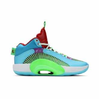 Ανδρικά Παπούτσια Air Jordan 35 Jayson Tatum Pf Μπλε Πράσινος Κόκκινος Μωβ
