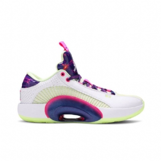 Ανδρικά Παπούτσια Air Jordan 35 Luka Doncic Low Άσπρο Μωβ Ροζ