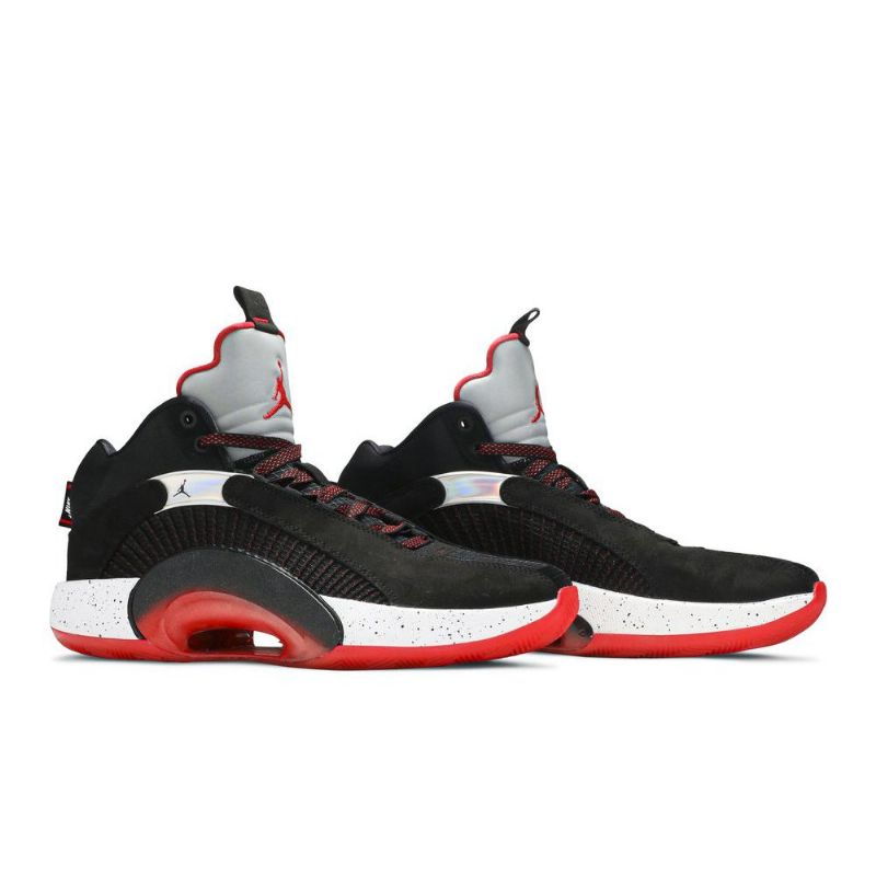 Ανδρικά Παπούτσια Air Jordan 35 Μαύρος Ασήμι Κόκκινος