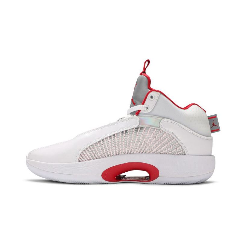 Ανδρικά Παπούτσια Air Jordan 35 Pf Άσπρο Ασήμι Κόκκινος