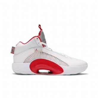 Ανδρικά Παπούτσια Air Jordan 35 Pf Άσπρο Ασήμι Κόκκινος