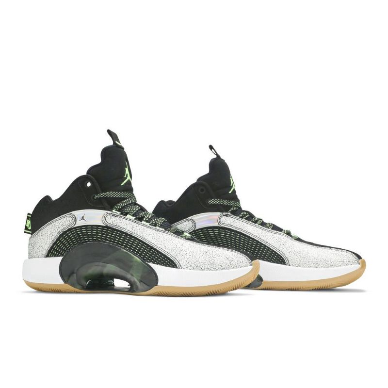 Ανδρικά Παπούτσια Air Jordan 35 Zion Williamson Λευκά Μαύρα Πράσινα