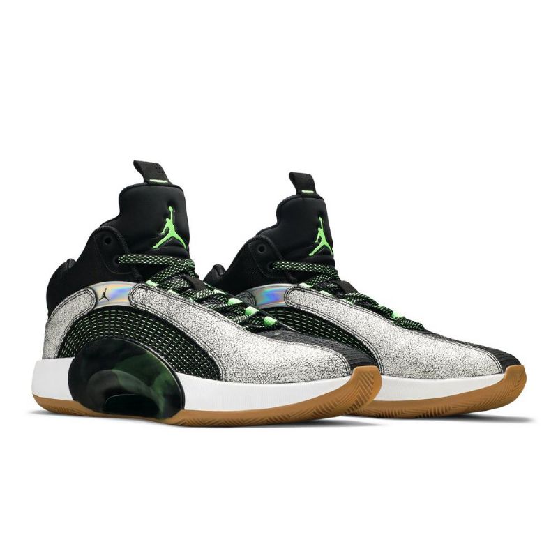 Ανδρικά Παπούτσια Air Jordan 35 Zion Williamson Pf Άσπρο Μαύρος Πράσινος