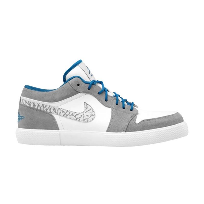 Ανδρικά Παπούτσια Air Jordan Retro V.1 Λευκό Μπλε Γκρι