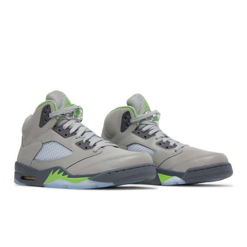 Ανδρικά Παπούτσια Air Jordan 5 Ασήμι Πράσινος Γκρί