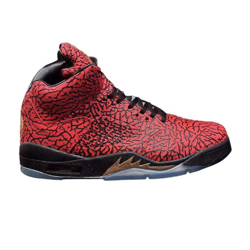 Ανδρικά Παπούτσια Air Jordan 5 Fbcc Retro Κόκκινος Μαύρος