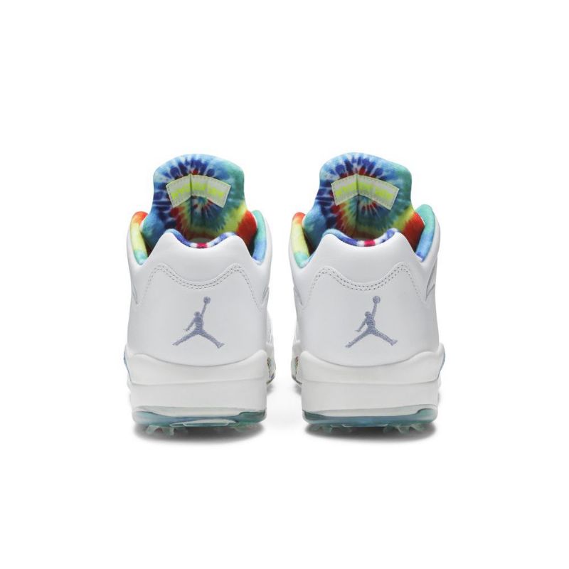 Ανδρικά Παπούτσια Air Jordan 5 Low Golf Άσπρο Πολύχρωμα