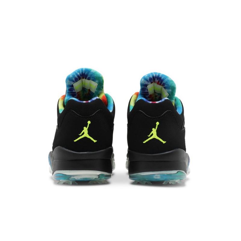 Ανδρικά Παπούτσια Air Jordan 5 Low Golf Μαύρα Πολύχρωμα