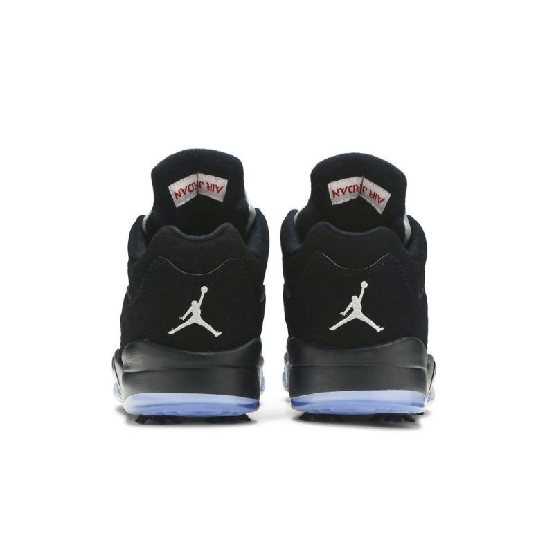 Ανδρικά Παπούτσια Air Jordan 5 Low Golf Μαύρος Ασήμι Κόκκινος