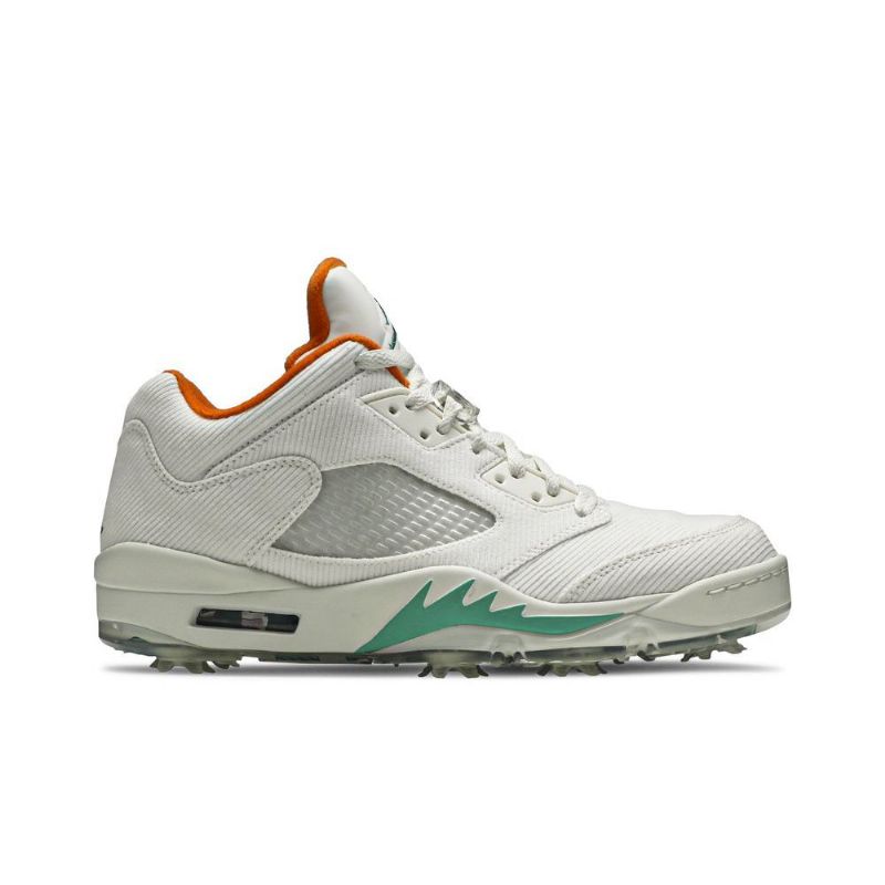 Ανδρικά Παπούτσια Air Jordan 5 Low Golf Nrg Άσπρο Πορτοκάλι Πράσινος