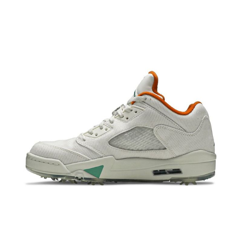 Ανδρικά Παπούτσια Air Jordan 5 Low Golf Nrg Άσπρο Πορτοκάλι Πράσινος