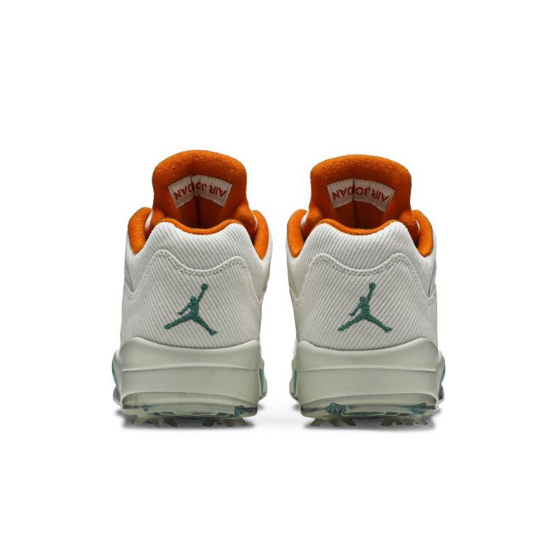 Ανδρικά Παπούτσια Air Jordan 5 Low Golf Nrg Άσπρο Πορτοκάλι Πράσινος