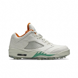 Ανδρικά Παπούτσια Air Jordan 5 Low Golf Nrg Άσπρο Πορτοκάλι Πράσινος