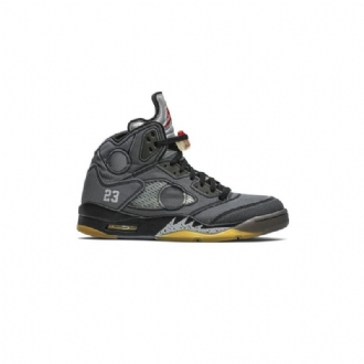Ανδρικά Παπούτσια Air Jordan 5 Off-άσπρο Retro Sp Μαύρα Ασημί Κόκκινα Χρυσά