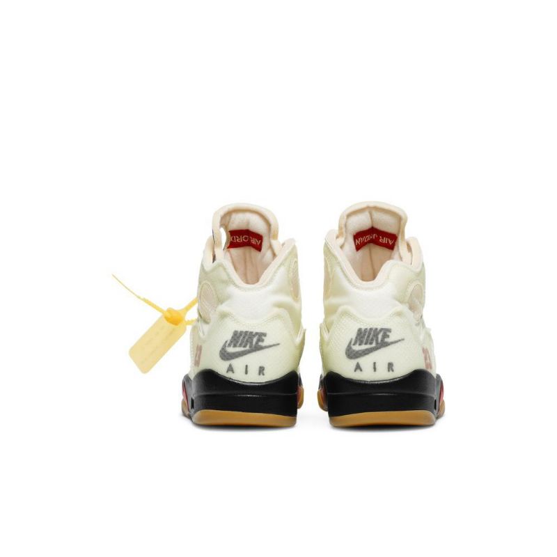 Ανδρικά Παπούτσια Air Jordan 5 Off-άσπρο Sp Άσπρο Κίτρινος Ασήμι