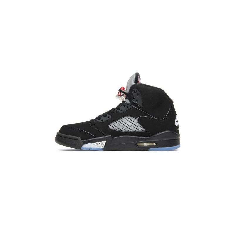 Ανδρικά Παπούτσια Air Jordan 5 Og Μαύρος Ασήμι Κόκκινος