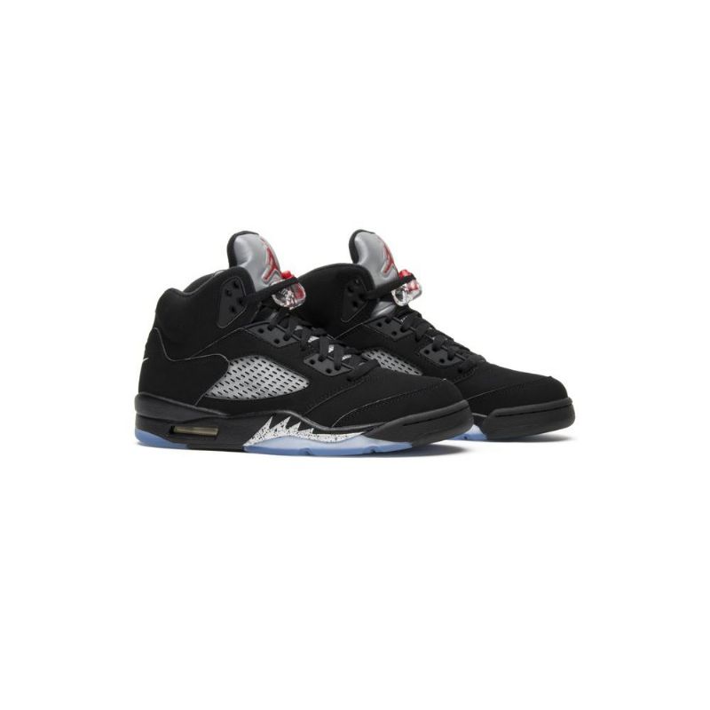Ανδρικά Παπούτσια Air Jordan 5 Og Μαύρος Ασήμι Κόκκινος