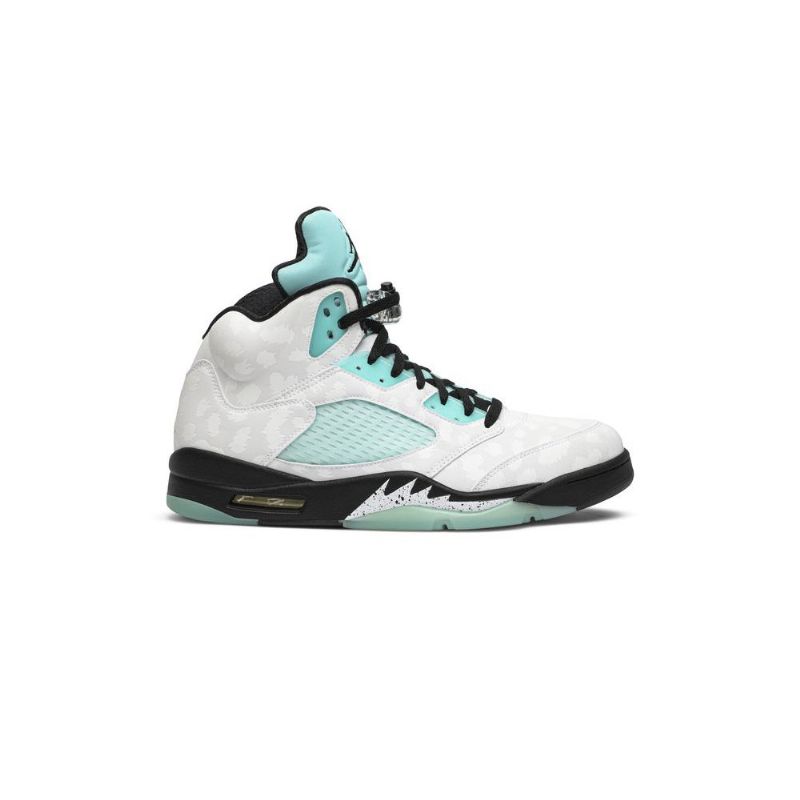 Ανδρικά Παπούτσια Air Jordan 5 Retro Άσπρο Μαύρος Πράσινος