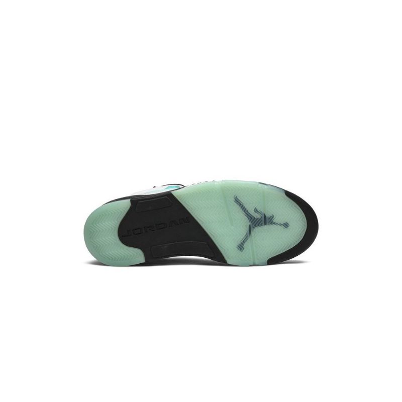 Ανδρικά Παπούτσια Air Jordan 5 Retro Άσπρο Μαύρος Πράσινος