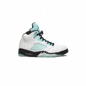 Ανδρικά Παπούτσια Air Jordan 5 Retro Άσπρο Μαύρος Πράσινος