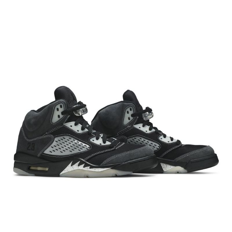 Ανδρικά Παπούτσια Air Jordan 5 Retro Γκρί Μαύρος