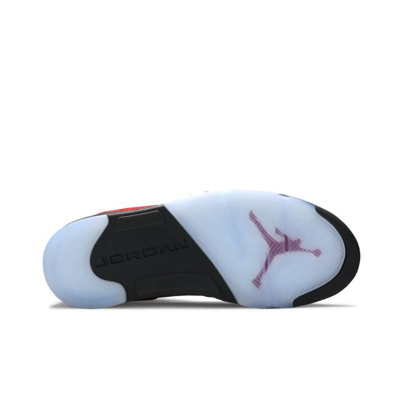 Ανδρικά Παπούτσια Air Jordan 5 Retro Κόκκινος Μαύρος Ασήμι