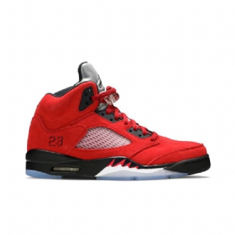 Ανδρικά Παπούτσια Air Jordan 5 Retro Κόκκινος Μαύρος Ασήμι
