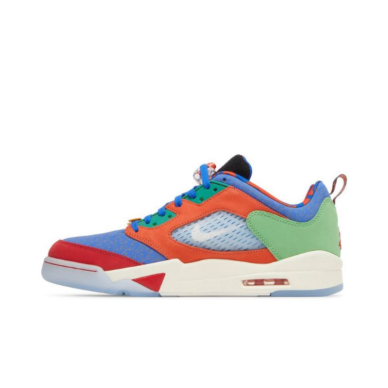 Ανδρικά Παπούτσια Air Jordan 5 Retro Low Μπλε Πορτοκάλι Κόκκινος Πράσινος
