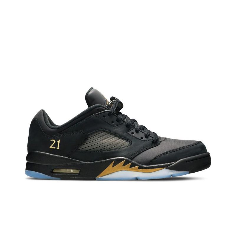 Ανδρικά Παπούτσια Air Jordan 5 Retro Low Wings Μαύρα Χρυσά