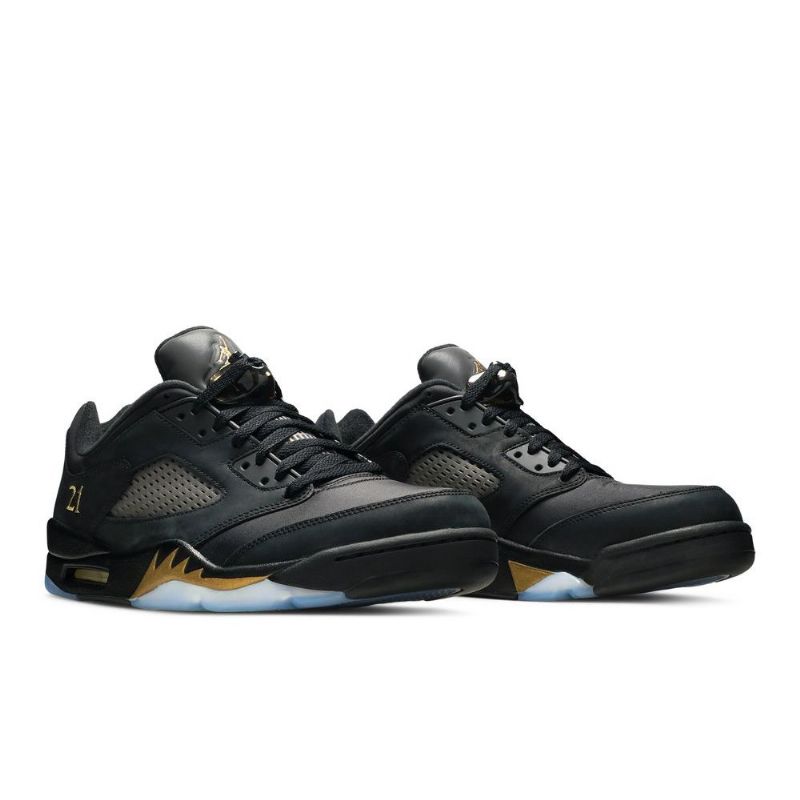 Ανδρικά Παπούτσια Air Jordan 5 Retro Low Wings Μαύρα Χρυσά