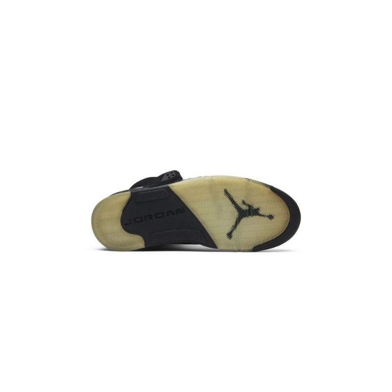 Ανδρικά Παπούτσια Air Jordan 5 Retro Μαύρος Ασήμι Πράσινος Κόκκινος