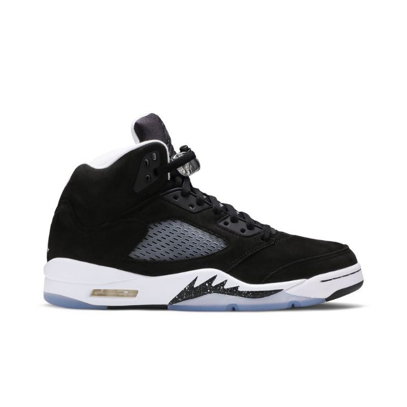 Ανδρικά Παπούτσια Air Jordan 5 Retro Μαύρος Γκρί Άσπρο